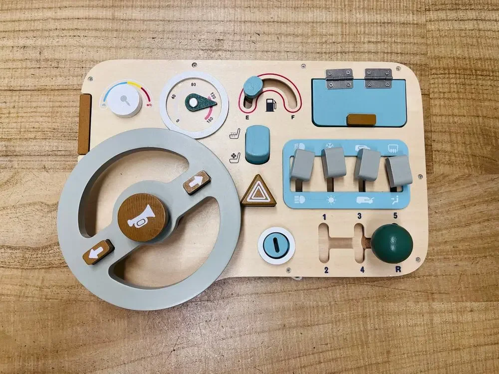 Topteng 10 in 1 Car Steering Wheel Busy Board